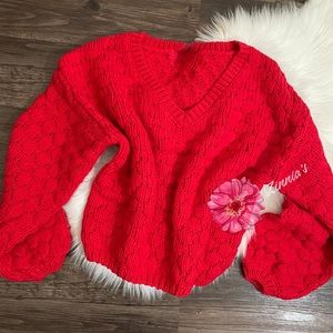 CHUNKY CROPPED SWEATER